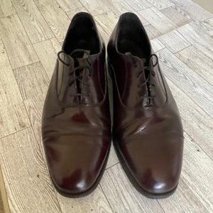 Free shipping-Classic Men's Florsheim Cap-Toe  dress shoes- 8 1/2 brown 3 E